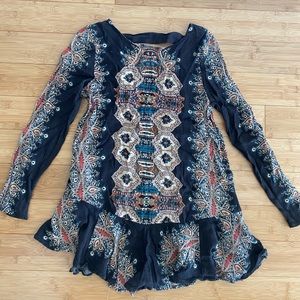 Free people tunic, open back